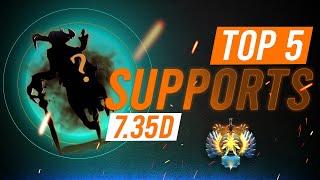 The Top 5 Supports To Gain MMR In 7.35D