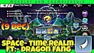 SPACE TIME REALM (DRAGON FANG) in Monster Gym Championship in Hindi | Pokeverse World #pokeverse