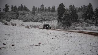 WE HIT SNOW ON THE RIMROCKER TRAIL // MONTROSE TO MOAB ON DIRT PT. 2