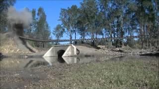 Rail explosive blast at Tocal