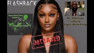 Shanquella Robinson update: LIVE in Studio Mr.  Robinson talks w/ Paper Work Party NO JUSTICE!!!!