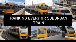 I FINALLY picked a favourite! Ranking every QR suburban train.