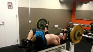 GripMonsters Challenge - Military Bench Press 36 reps With Own BodyWeight