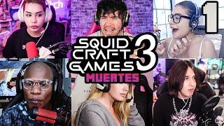 MU3RT3S EN LOS SQUID CRAFT GAMES 3 DIA 1