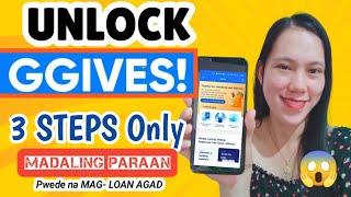 HOW TO UNLOCK GGIVES EASILY 2024| 3 EASY STEPS ONLY| Madaling Paraan | Full Tutorial