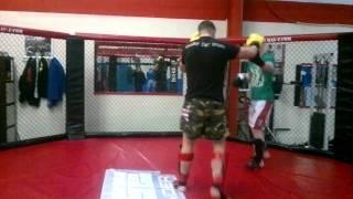 sparring session  karl moore