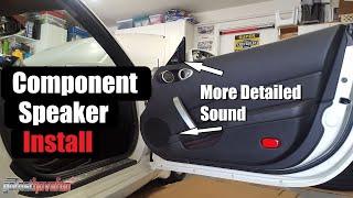 Nissan 350Z Component Speaker Install (Door panel removal) | AnthonyJ350