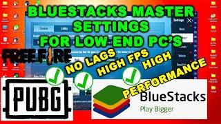 PUBG Bluestacks Lag Fix | Best Bluestacks Settings For PUBG on Low End PC | Best Low End PC settings