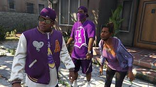 Ballas vs Grove Street Hood Safari Mission in GTA 5