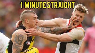 Dustin Martin Fending Off Players For 1 Minute Straight