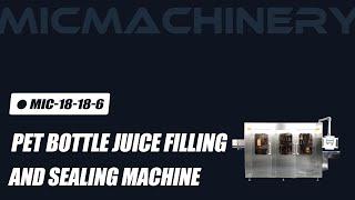 Best Pet Bottle Juice Filling And Sealing Machine of 2024 Chinese Manufacture.Machine