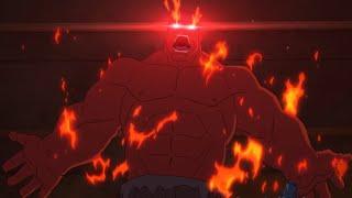 Red Hulk action scenes from the cartoons Compilation (2010-2018)