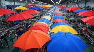 So werden Regenschirme hergestellt | Sie werden sie NIE wieder mit denselben Augen betrachten!