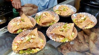 Famous Big Samosa Of Vadodara | Gujarati Style Crispy Samosa | Indian Street Food