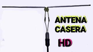 Super facil y Economica  Antena casera TV  - Señal HD - TDT - Adios al cable TV