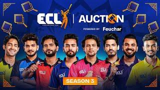 ECL Season 3 Auction FT. Elvish Yadav, Abhishek Malhan, Zayn Saifi & more | LIVE
