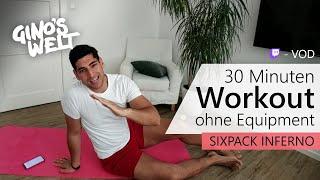 Sixpack Workout zum Mitmachen | Gino Singh Homeworkouts