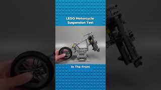 LEGO motorcycle suspension test #lego #fun #interesting@BrickExperimentChannel