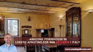 Incredible Townhouse With Bricks in Beautiful Loreto Aprutino | Italian Virtual Property Tour