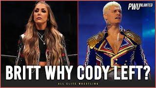 Britt Baker Accused Of Being One Reason Cody Rhodes Left AEW