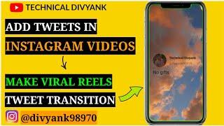Make tweets video for instagram (2021) | viral reels part -3 | full tutorial