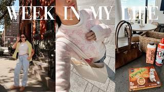 WEEK IN MY LIFE in the CITY | fall vibes!  shopping for fall, furniture delivery + usher concert!