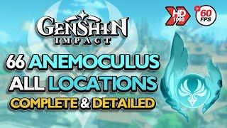 Genshin Impact All 66 Anemoculus Locations Guide! [Updated Location After Ver 1.2 Included]