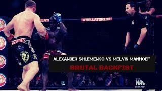 Alexander Shlemenko vs Melvin Manhoef  | Knockout| Backfist | MMA Highlights