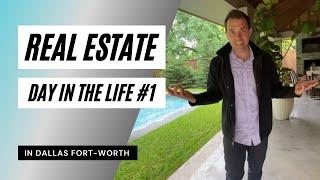 Real Estate Day in the Life in Dallas - Fort Worth #1 -- Showing a home