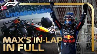 Max Verstappen's In-Lap IN FULL | 2024 Las Vegas Grand Prix