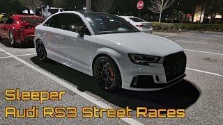 Sleeper Audi RS3 Dominates The Streets! Turbo Mustang, Helllcat, Z06, Supra, Turbo Honda, & More!