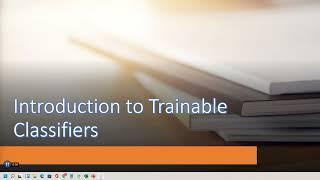 Trainable Classifiers