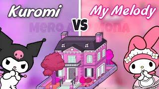 Toca life world | My melody and Kuromi move to MAPLE AVENUE house [ cute toca boca house ideas ]