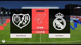 Rayo Vallecano vs Real Madrid | La Liga 2024/25 | Gameplay pes 2021