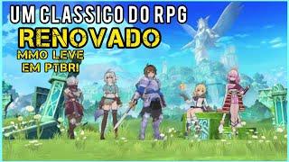 LINDO LEVE E EM PTBR! NOVO MMORPG REFEITO NOS MOBILE! YS Online Ark of Napishtim