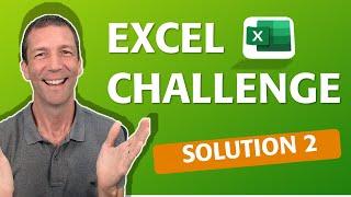 Excel Dynamic Arrays - Excel Challenge Solution