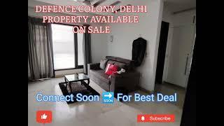 || How to get Best Deal in Defence colony Delhi || Property on Sale || 3bhk Ground Floor, lift ||