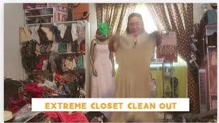 EXTREME CLEAN OUT & ORGANIZATION OF MY 3 CLOSETS Part 1 #lifestyle  #viral #trending #video