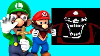 Mario Plays Mario.exe ft. Luigi