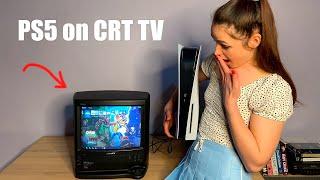 What happens if you connect PS5 to an old CRT TV?