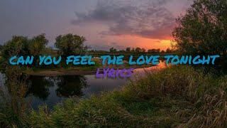 Can You Feel the Love Tonight (Lyrics)