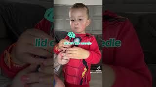 Insulin Injection - kids with type one diabetes