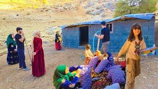 ‍‍Leila and Her Daughters Visit Amir's Farm: Preparing the Stables for Winter