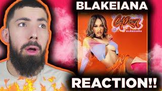 SHE GOING CRAZY ON THIS | BlakeIANA - GAHDAMN [Official Video](REACTION!!)