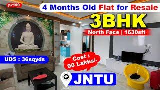 3BHK Flat For Sale Near JNTU, Hyderabad