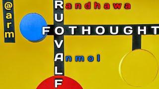 Flavour of Thought : Anmol Randhawa (Official Audio Visualizer)