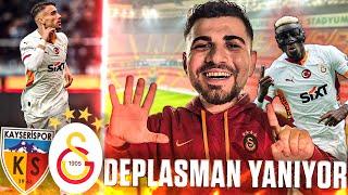 KAYSERİ DEPLASMANI YIKILIYOR MÜTHİŞ GÖRÜNTÜLER | Kayserispor 1-5 Galatasaray Stad Vlog