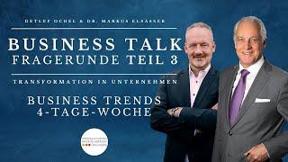 Aktuelle und kommende Business Trends ️ Aufzeichnung OC Business Talk - Q&A Teil 3