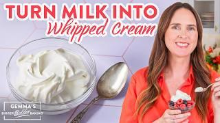 How to Make Whipped Cream Without Heavy Cream