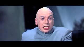 Dr. Evil — sharks with laser beams attached to their heads — HD